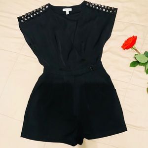 Silence+Noise Black Studded Romper👗